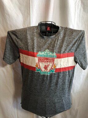 L.F.C. Liverpool Football Club Mens Small Athletic Shirt 19.5" Pit to Pit